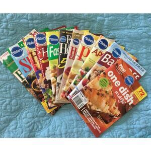 Vintage Pillsbury Softcover Cookbook Destash Lot of 12